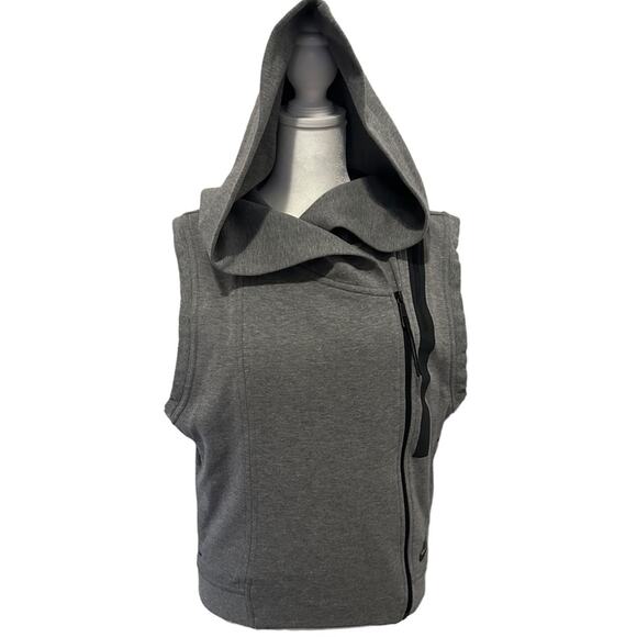 Nike Tech Fleece Hoodie Vest Gray size XS Off Center Zip up - Picture 11 of 11